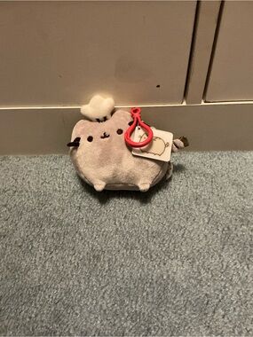 Pusheen Wearing Chef Hat Keychain 3”